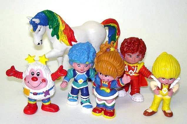 figurines blondine rainbow brite
